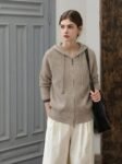 Women's Cashmere-Blend Feel Hoodie