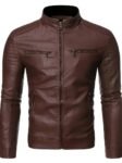 Men's Sterling Leather Jacket - Brown